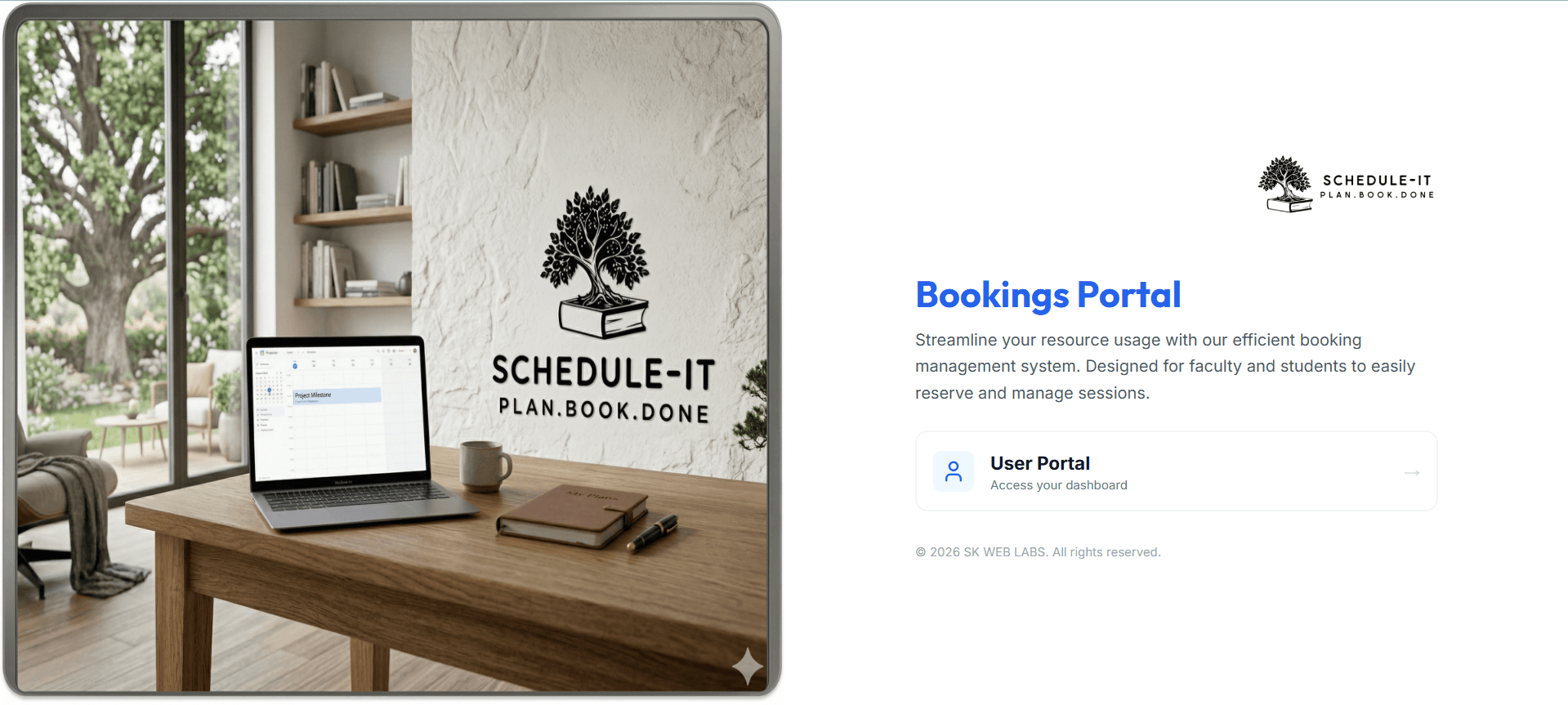 Schedule-It booking portal