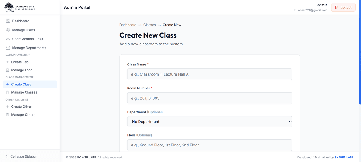 Create New Class